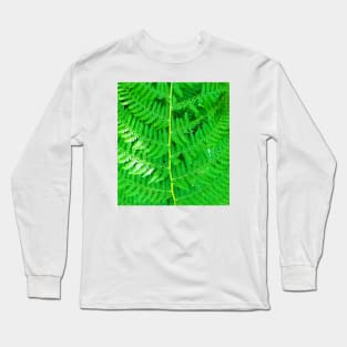 Green Forest Leaf Long Sleeve T-Shirt